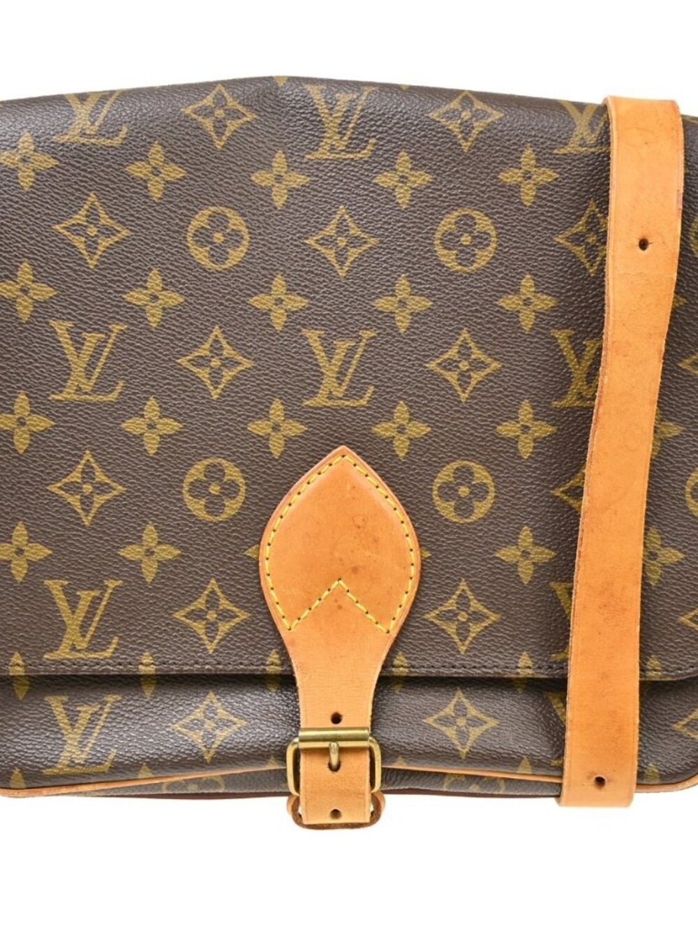 LOUIS VUITTON CARTOUCHIERE GM SHOULDER BAG MONOGRAM